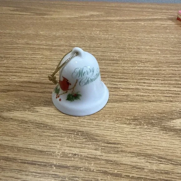 Rare Vintage Gibson‎ Yuletide Treasures Mini Bell HAPPY HOLIDAYS 350R04020