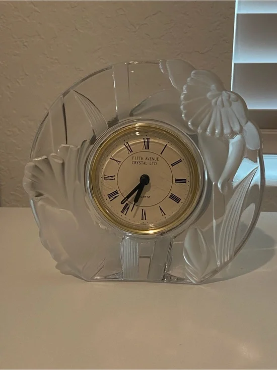 Fifth Avenue Crystal Ltd watch, handmade glass in Japan,