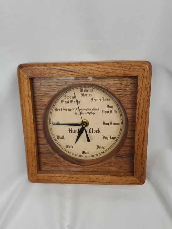 Vintage Solid Oak Handcrafted 
