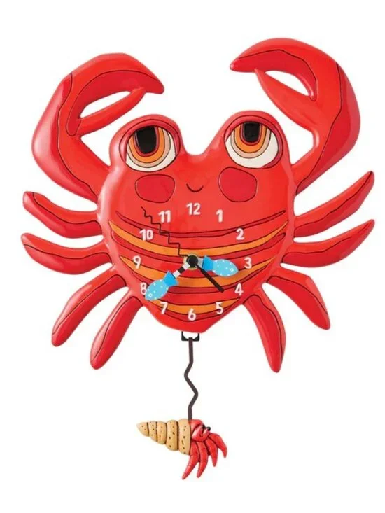 Allen Design Lil Crab Clock,
