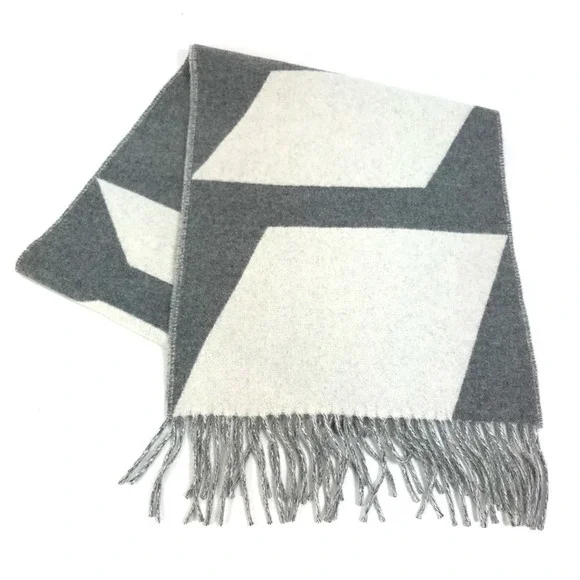 HERMES White Scarf