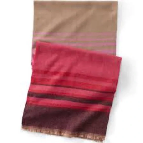 Lands End CashTouch Pattern Winter Scarf