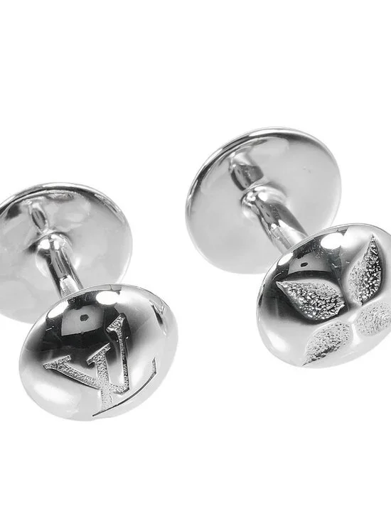 LOUIS VUITTON Buton de Manchette cuffs M65059 crew Silver925 mens
