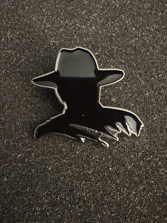 Don Julio Black Enamel Cowboy Silhouette Lapel Pin