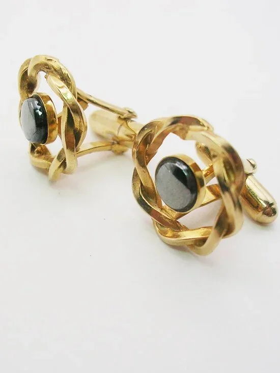 Vintage Cufflinks genuine Mother of Pearl Formal Wear Men Shirt Accessory