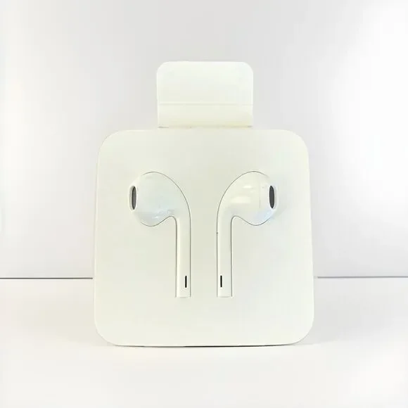 New Genuine Apple Headphone Ear Buds Corded Lightning White Open Box Brand New