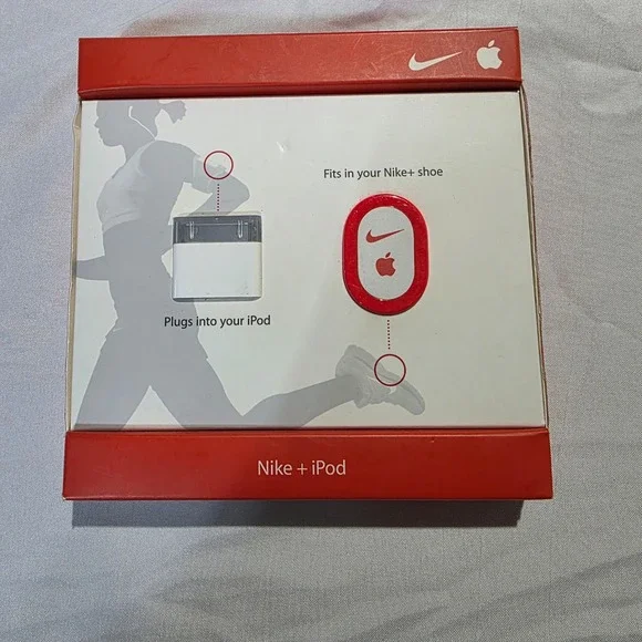 Apple Nike + iPod Sport Kit Wireless Sensor and Receiver MA365LL/F White Red