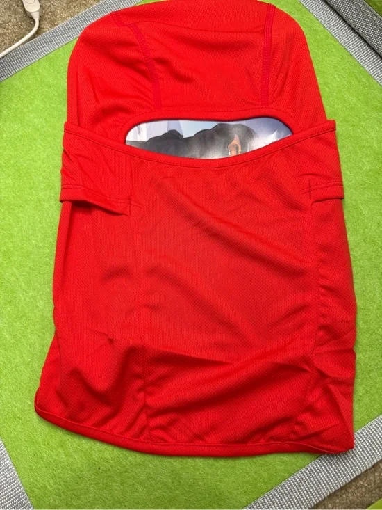 Men's Red Face Mask Ski Mask - Performance Breathable Fabric
