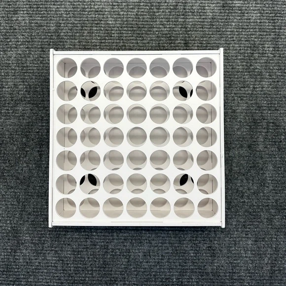 49 Slot Paint Wall Mount Or Free Standing Organizer Rack For Paint Bottles Art