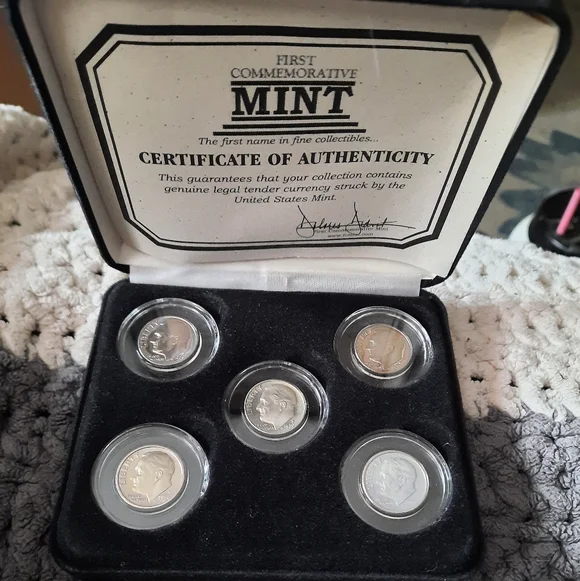 5 Proof San Fransico Dimes