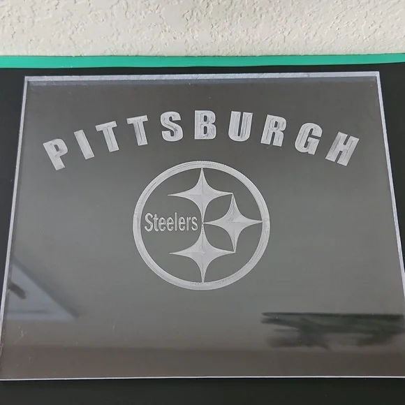 Pittsburgh Steelers ETCHED Acrylic Sign
