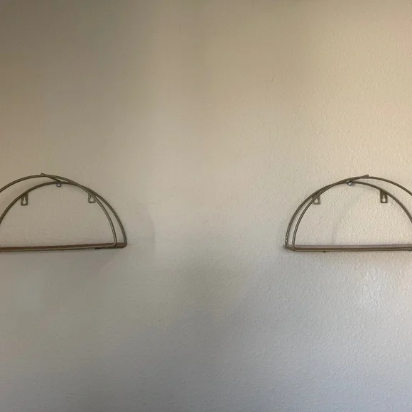 Golden Boho Shelves