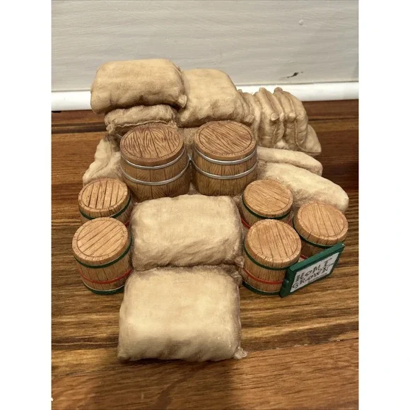 Enesco Home Grown - HTF Barrel Display Stand