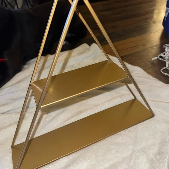 Gold Triangle Shelf