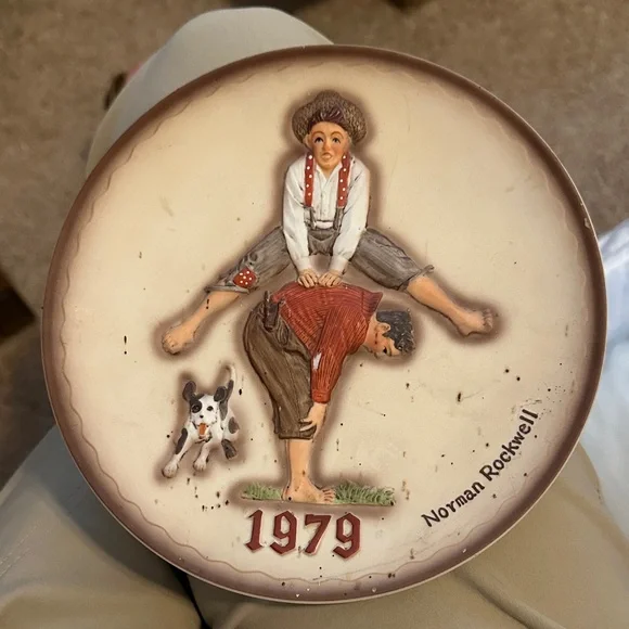VINTAGE -1979 Norman Rockwell Collector's Plate