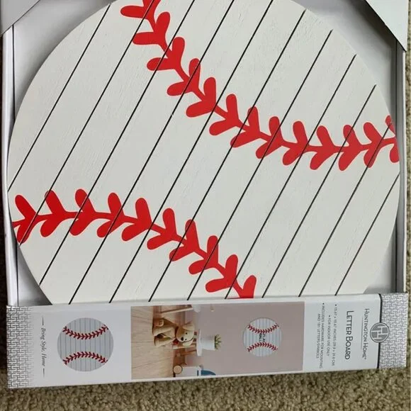 Huntington Letter Board Baseball theme