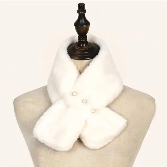 FAUX‎ RABBIT NECK WRAP SCARF