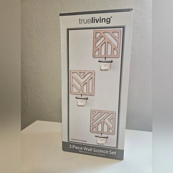 3 Piece Wall Sconce Set