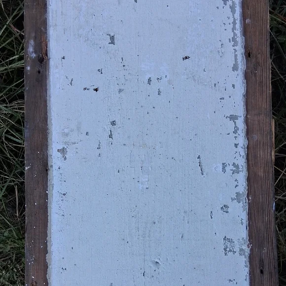 Rustic White and Brown Wall Decor Display Shelf