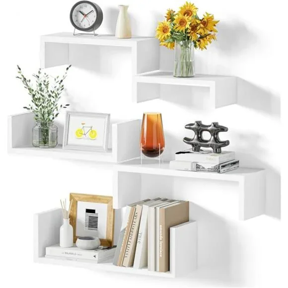 Floating Shelves for Wall, Wall Shelves for Bathroom, Bedroom, Living  Room