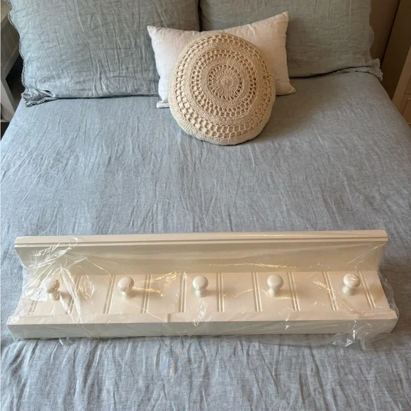 Set of 4 Brand New White Pottery Barn Wall Shelves (Never Used, In Boxes)