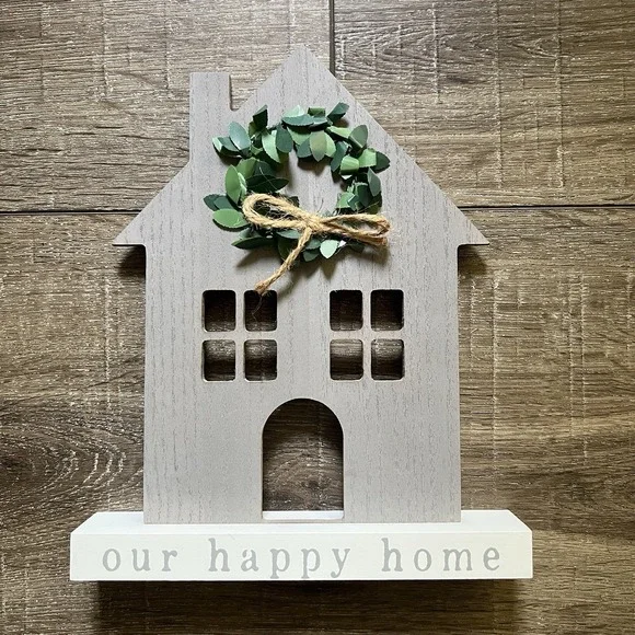Rustic Farmhouse Wooden House Decor 