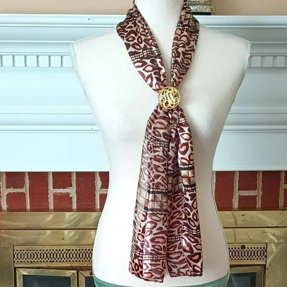 Leopard Print Rectangular Scarf 59