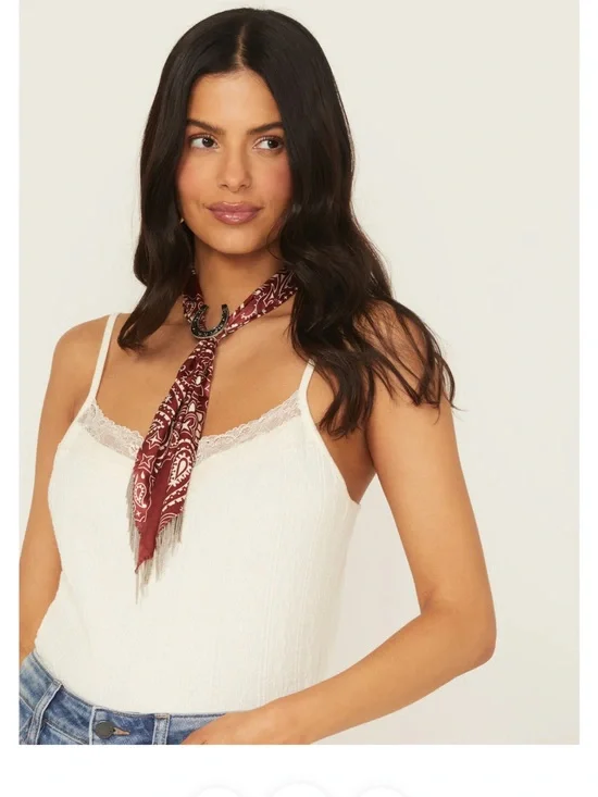 NWT Idyllwind Amelia Bandana Necklace w/Chains