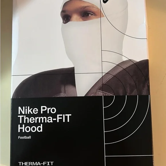 Nike Therma-FIT Hood in White and Black