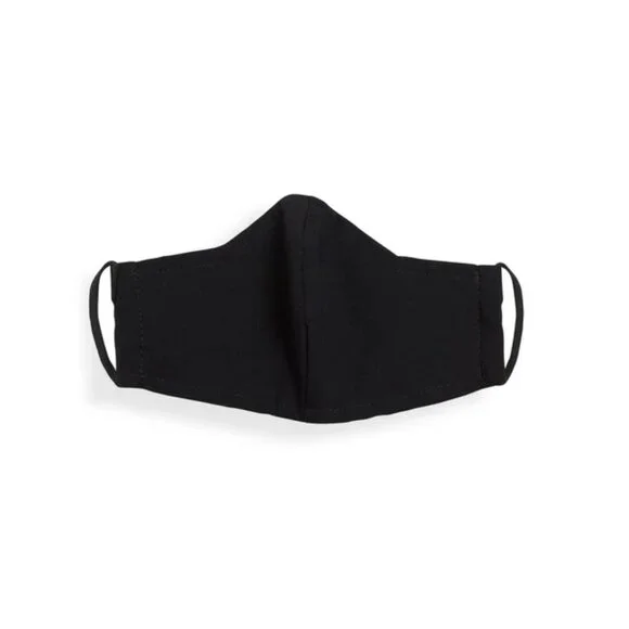 Buddha Pants Unisex One Size Cloth Face Mask 5 Packs Black