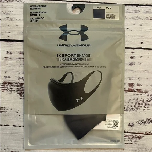 Under Armour Featherweight Black Sports Mask
