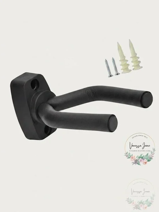 Guitar Hanger Hook Holder Wall Mount Display - Fits all size Guitars, Bass