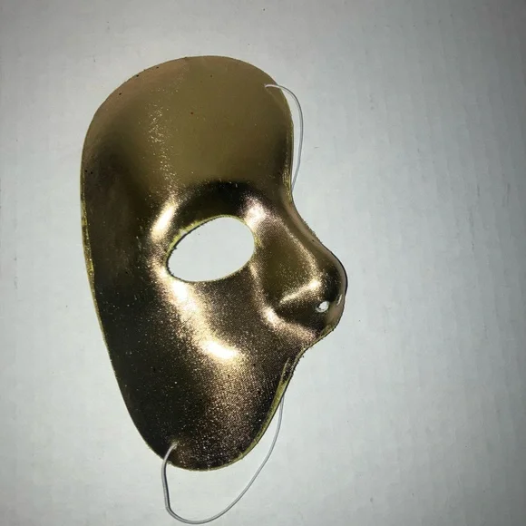 Gold Half Face Mask