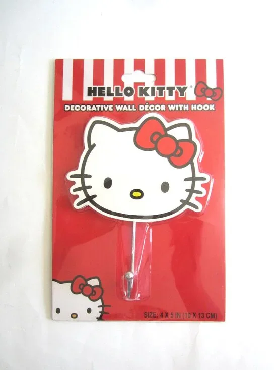 Hello Kitty Decorative Wall Decor With Hook Sanrio NEW