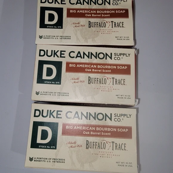 Duke Cannon Bourbon Soap Trio
