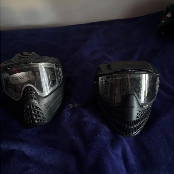 Black V-Force Paintball Masks
