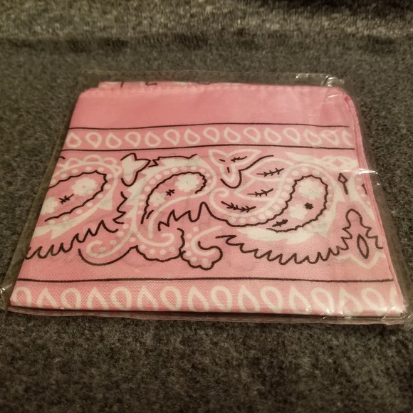 Pink Paisley Face Mask