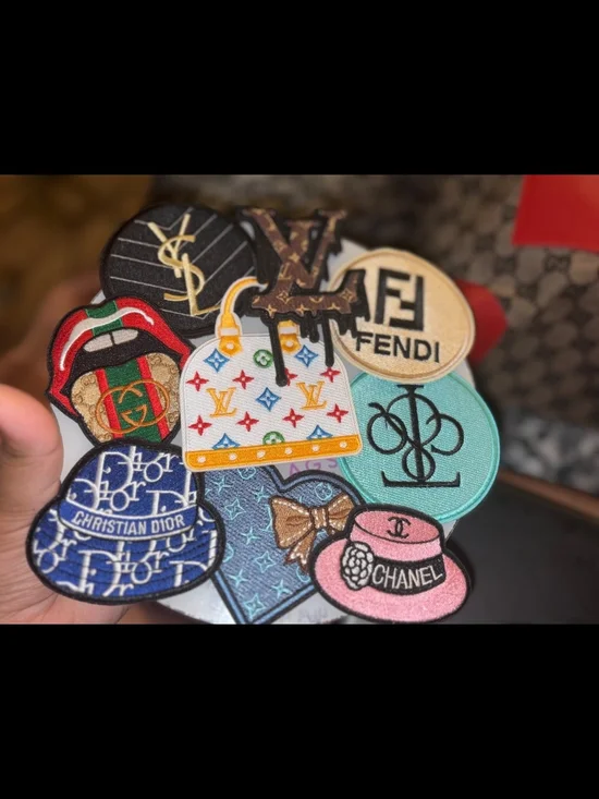 Multicolor Designer-Inspired Fashion Iron On Patches $10 A Piece !