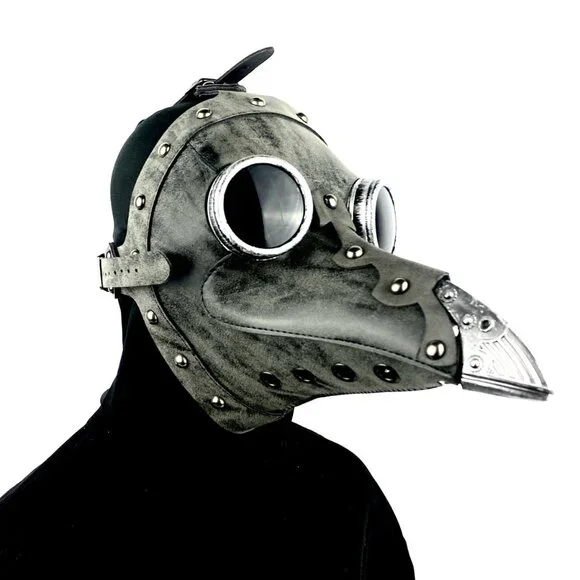 Steampunk Plague Doctor Mask, Long Nose Halloween Masquerade Party Masks