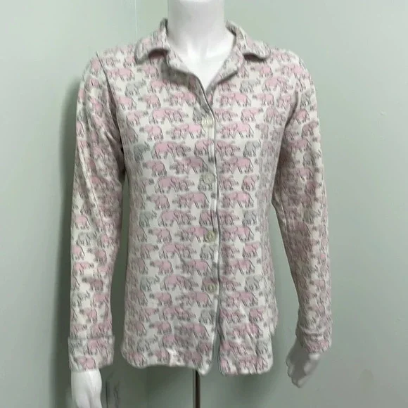 BedHead Pink Elephant Pajama Set Small