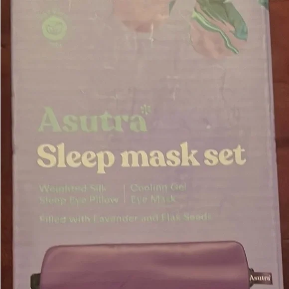 Purple Sleep Mask Set