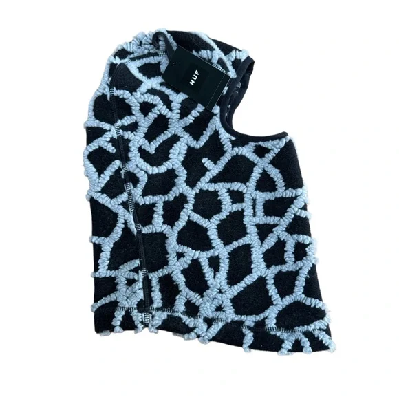 HUF Black and Gray Knit Balaclava NWT