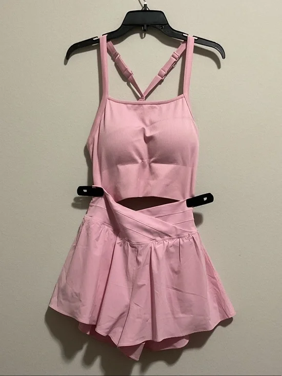 Yogalicious 2 Piece Set-Pink-Size XL