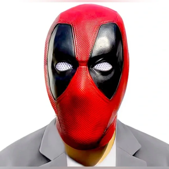 Deadpool Cosplay Mask Wade Winston Wilson Latex Soft Movie Funny Adult Party