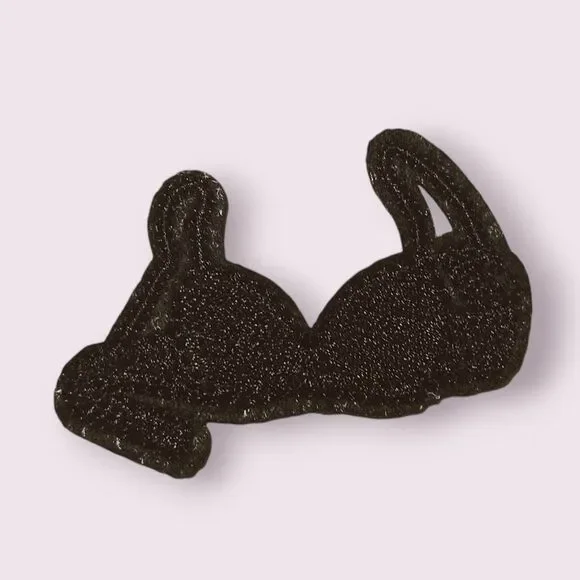 Iron On Patch-Crafts Material DIY Accessory-black bra‎ lingerie