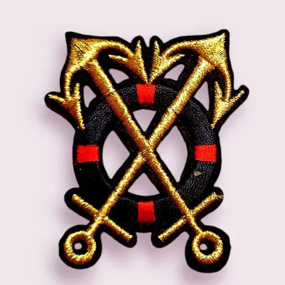 Iron‎ On Patch-Crafts Material DIY Accessory-Blue Anchor