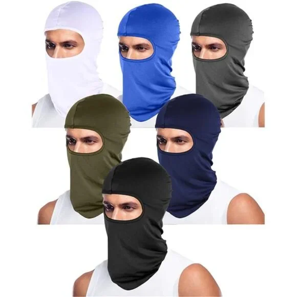 Balaclava Winter Windproof Face Mask Full Face Cover Polyester Ice Silk