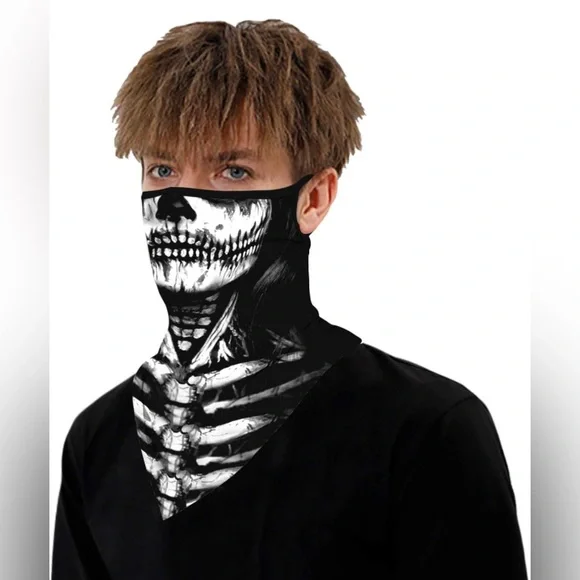 Neck Gaiter Face Mask Covering Bandanas for Men Women Summer UV Face Scarf Mask