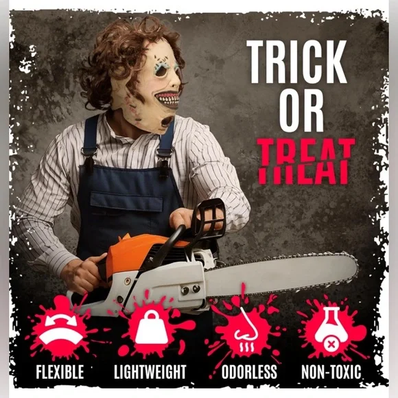 Leatherface Mask, Texas Mask, Mask, Butcher Chainsaw, Leatherface Costume!!!