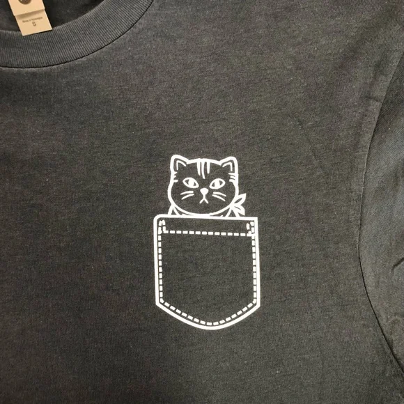 Cat Pocket Unisex T-shirt